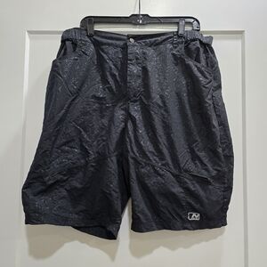 Men's Nashiki Black Biking Shorts With Liner And Attached Padding For Riding, XL